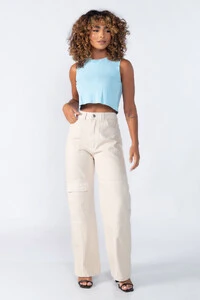 Cropped regata soltinho