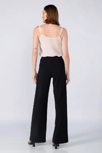 Calca pantalona ziper lateral