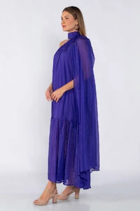 Vestido longo lurex