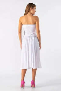 Vestido midi tomara que caia