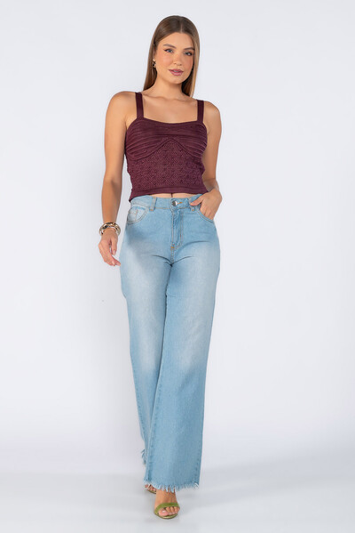 Foto Cropped tricot texturizado