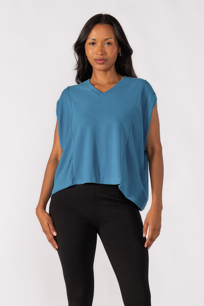 Foto BLUSA OVERSIZED DECOTE EM V
