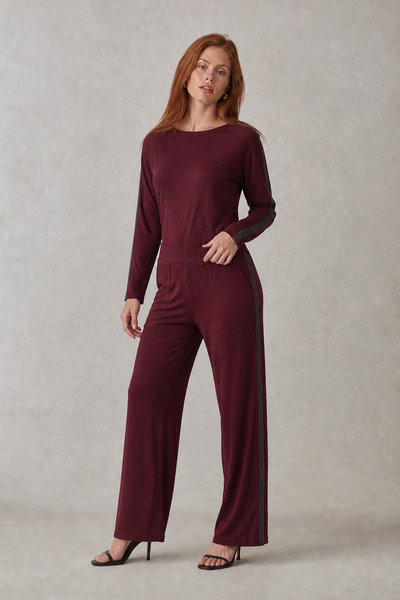Foto Conjunto calça e blusa em moletinho