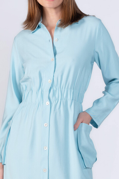 Foto Vestido em viscose elastico na cintura