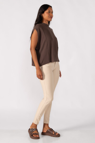 Foto BLUSA FLANELADA GOLA ALTA