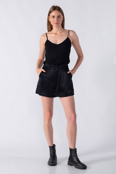 Foto Shorts saia acetinado