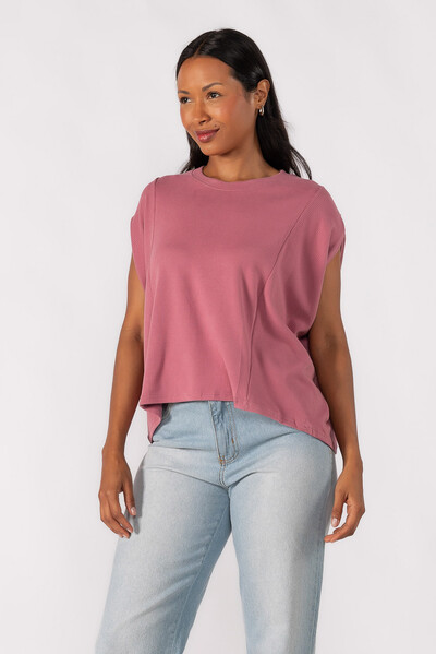 Foto BLUSA OVERSIZED CANELADA