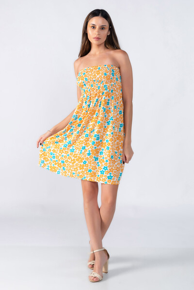Foto Vestido estampado tomara que caia