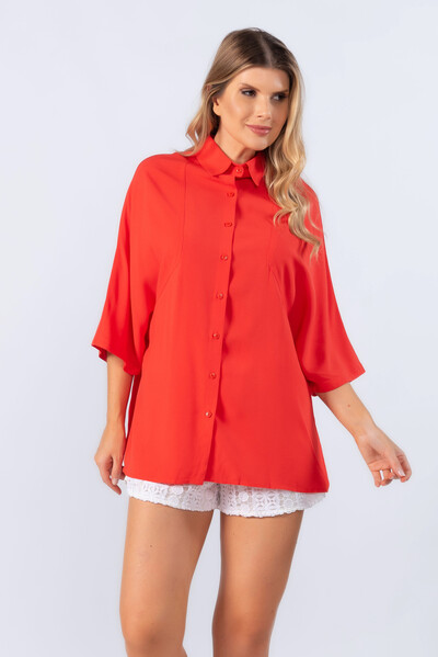 Foto Camisa manga curta em viscose