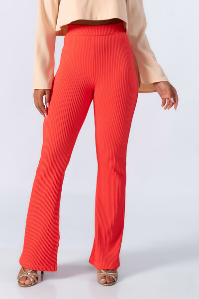 Foto Calca legging flare texturizada