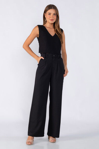 Foto Blusa curta decote v