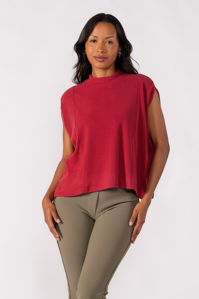 Foto BLUSA FLANELADA GOLA ALTA