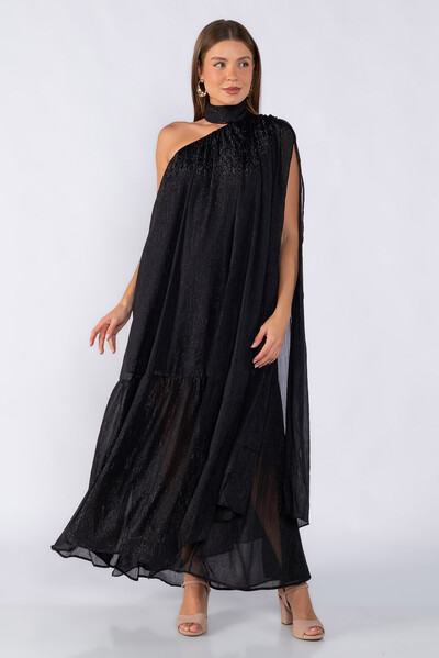 Foto Vestido longo lurex