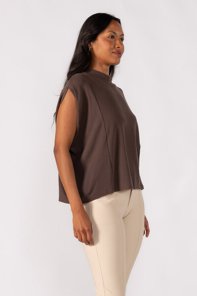 Foto BLUSA FLANELADA GOLA ALTA