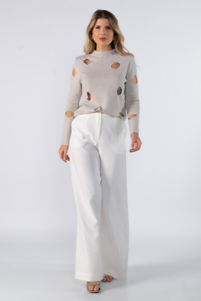 Foto Blusa tricot vazada