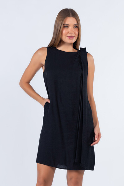 Foto Vestido viscose com faixa ombro