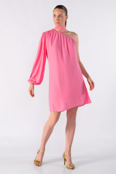 Foto Vestido curto manga nula