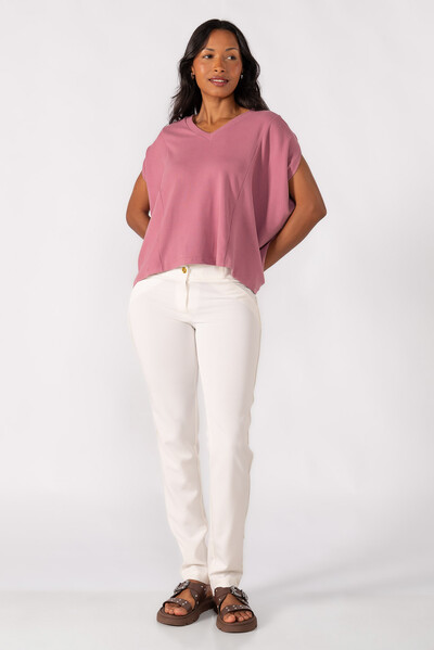 Foto BLUSA OVERSIZED DECOTE EM V