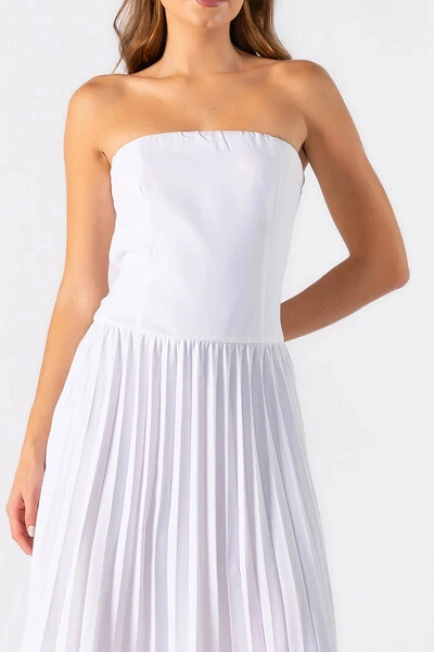 Foto Vestido midi tomara que caia