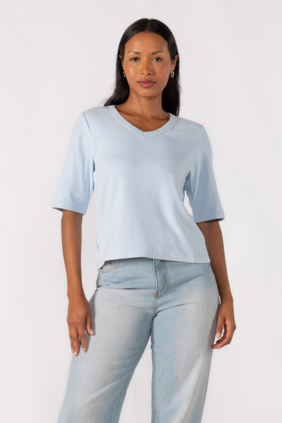 Foto BLUSA OVERSIZED MANGA 3/4