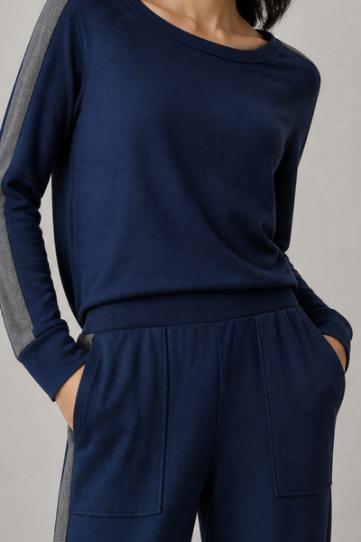 Foto Conjunto calça e blusa em moletinho