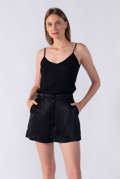 Foto Shorts saia acetinado