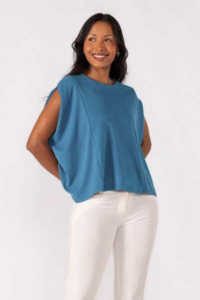 Foto BLUSA OVERSIZED CANELADA