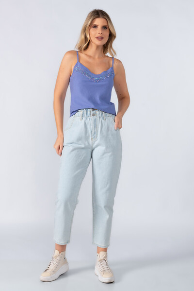 Foto Blusa alca detalhe em paete