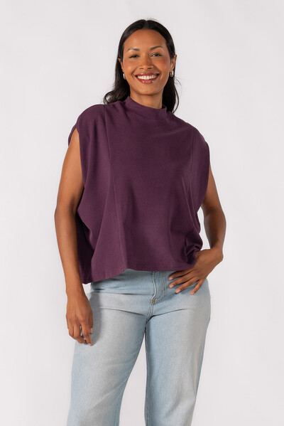 Foto BLUSA FLANELADA GOLA ALTA