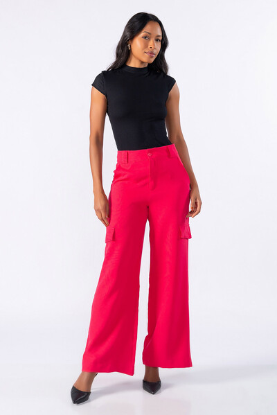 Foto Calca pantalona com bolso