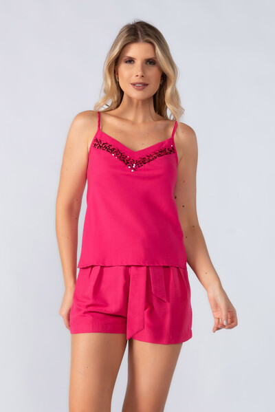 Foto Blusa alca detalhe em paete