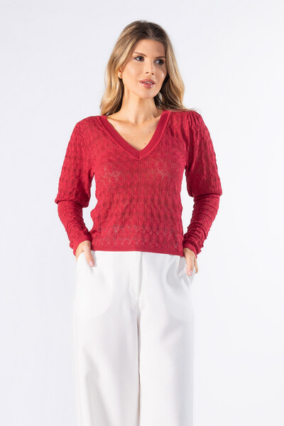 Foto Blusa com manga bufante