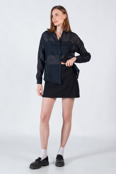 Foto Camisa com transparencia oversized