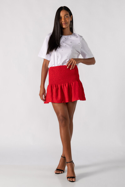 Foto Saia mini com lastex
