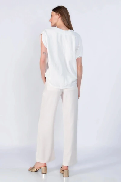 Foto Blusa bata em viscose