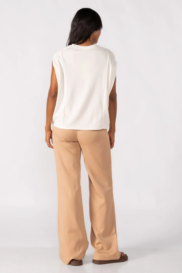 Blusa oversized canelada