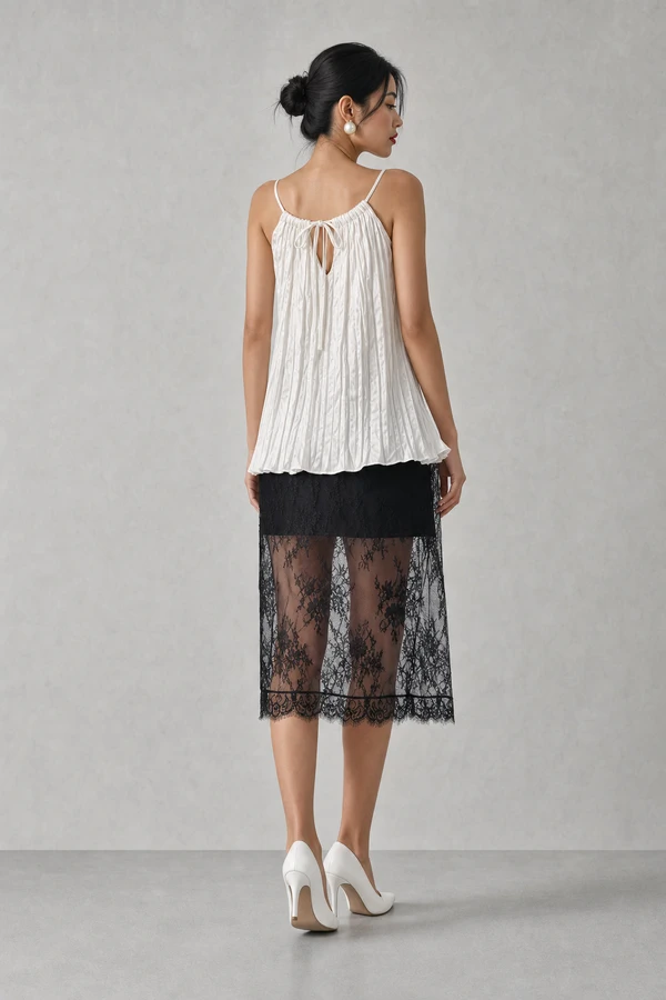 Blusa plissada