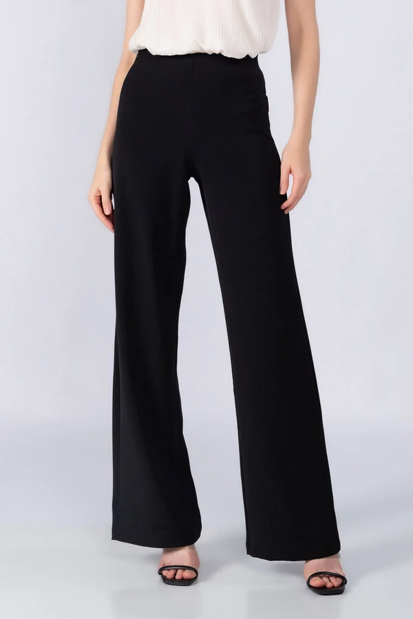 Calca pantalona ziper lateral