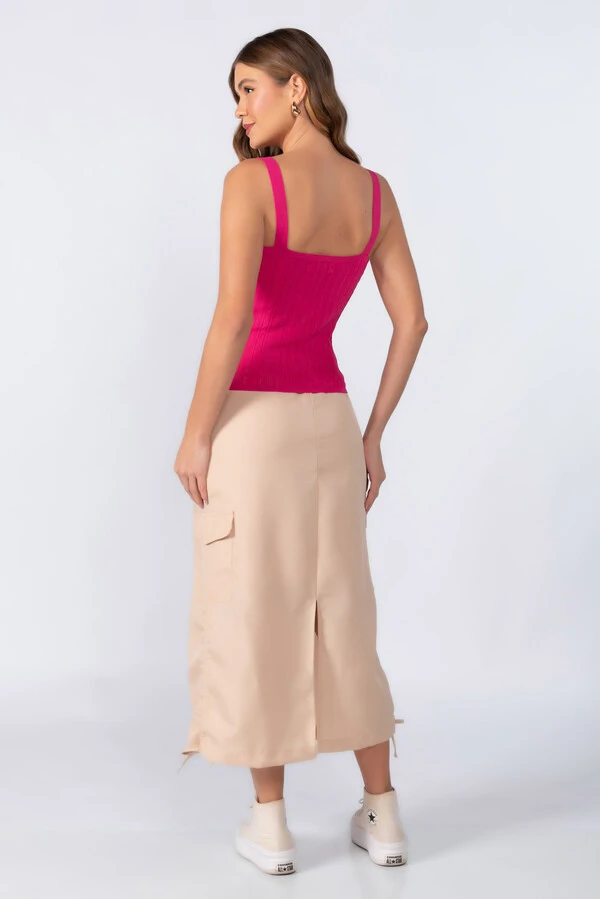 Blusa em viscose texturizado