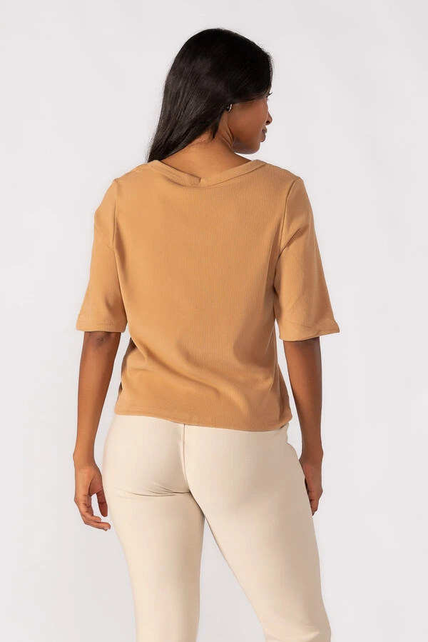 Blusa oversized manga 3/4