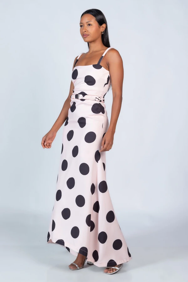 Vestido longo modelado