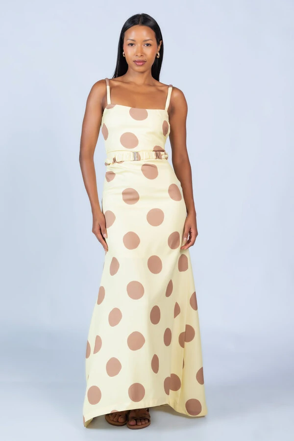 Vestido longo modelado