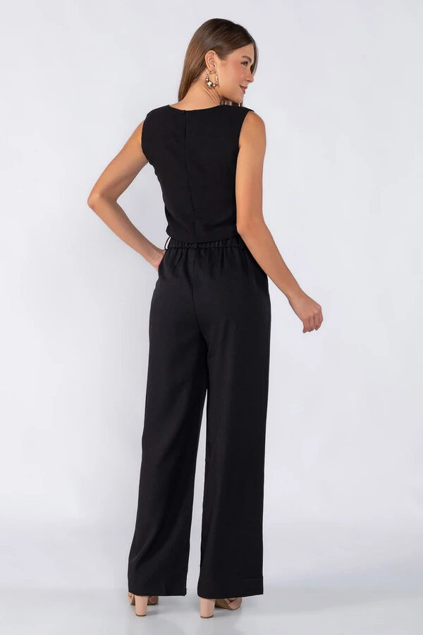 Blusa curta decote v