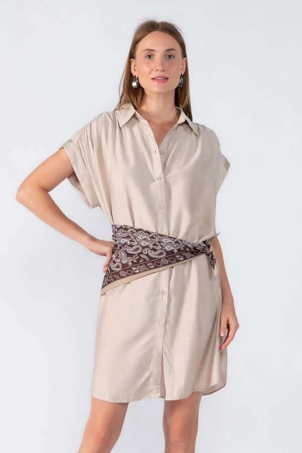 Chemise manga morcego com detalhe