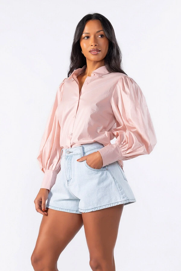 Camisa manga bufante