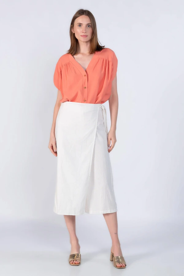 Blusa bata em viscose