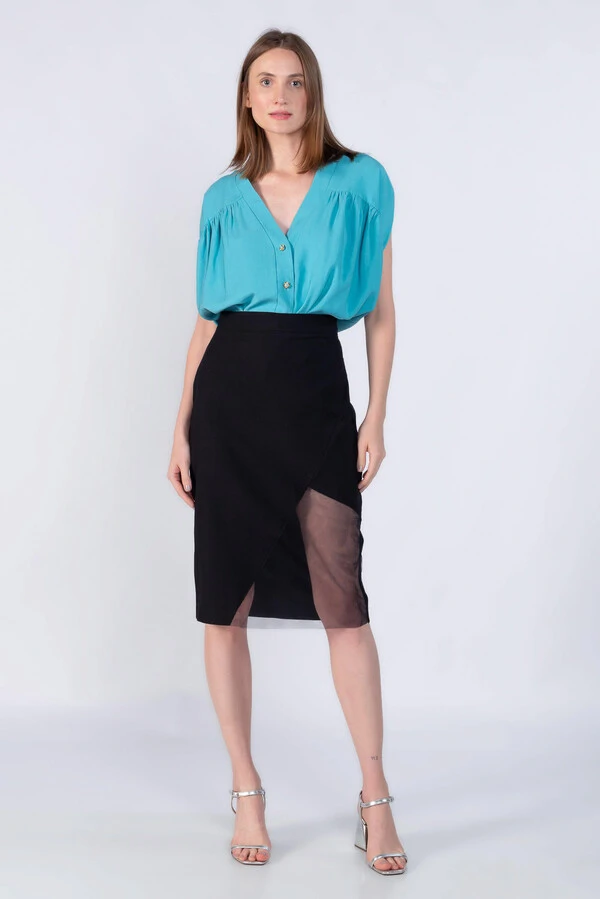 Blusa bata em viscose