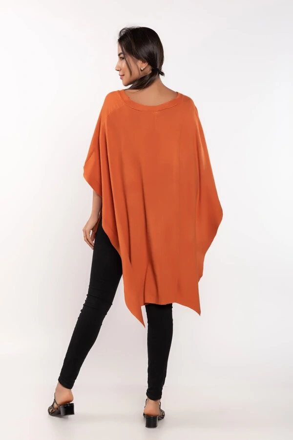 Poncho em viscose