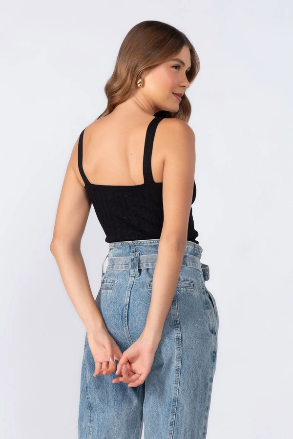 Blusa em viscose texturizado