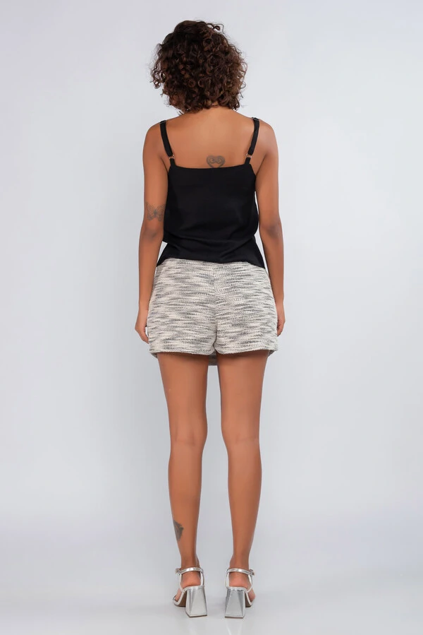 Blusa viscose alca guippir em flor